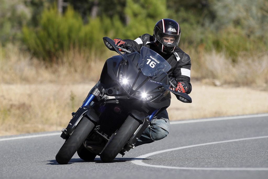 Yamaha Niken presentación Madrid. Puertu de la Cruz Verde. 27 y 28 de septiembre de 2018