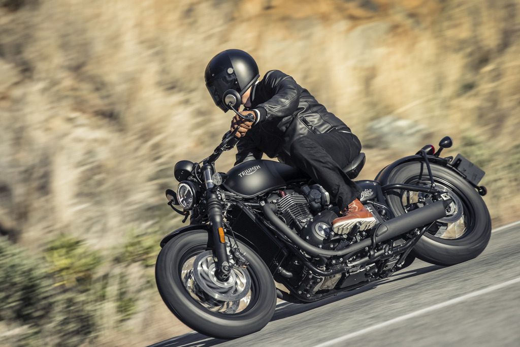 2017 Triumph Bonnerville Bobber Press Launch - Málaga Worldwide Copyright: ©Triumph