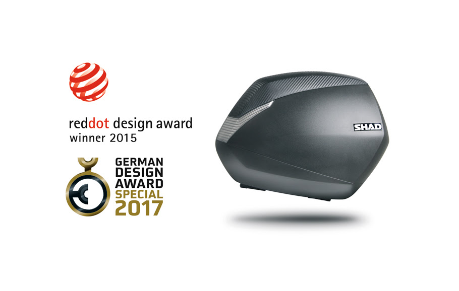 Shad gana el GERMAN DESIGN AWARD 2017por su maleta de moto SH36