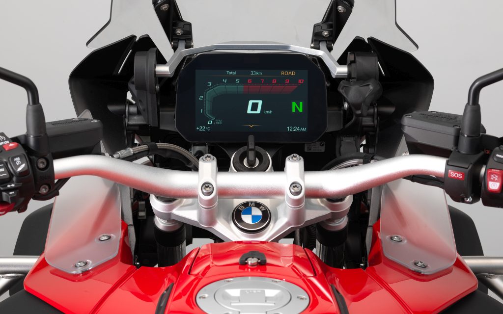 BMW Connected Ride y Llamada de Emergencia Inteligente ECALL con pantalla gigante, disponibles para las BMW R 1200 GS