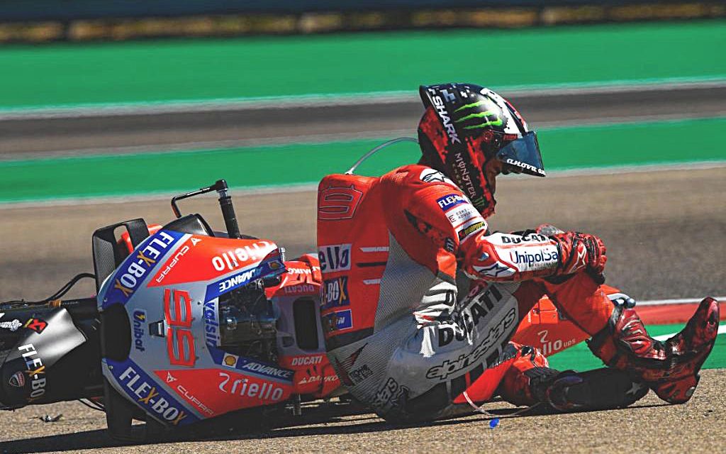 MotoGP Aragón 2018: Jorge Lorenzo acusa a Marc de su caída ¿Qué dicen ellos?
